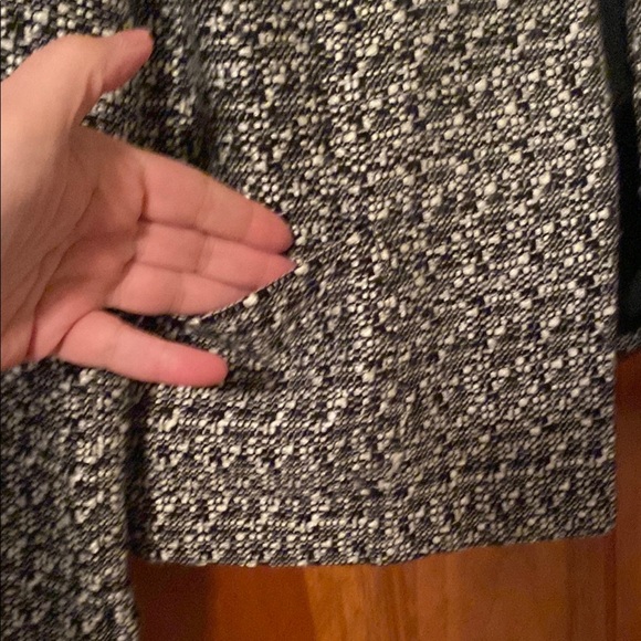 Dressbarn Black and White Tweed Blazer Size Large - Picture 6 of 8